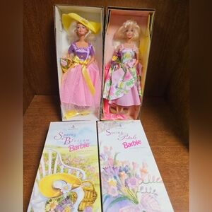 Vintage Avon Spring Blossom Barbie and Spring Petals Barbie